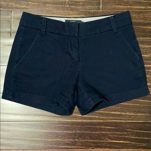 J Crew Navy Chino Shorts 0